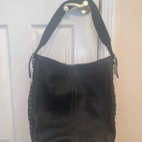 COACH BLACK LAPTOP BAG - Picture 2 of 8